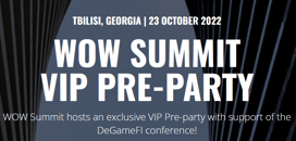 WOW summit VIP pre-party
