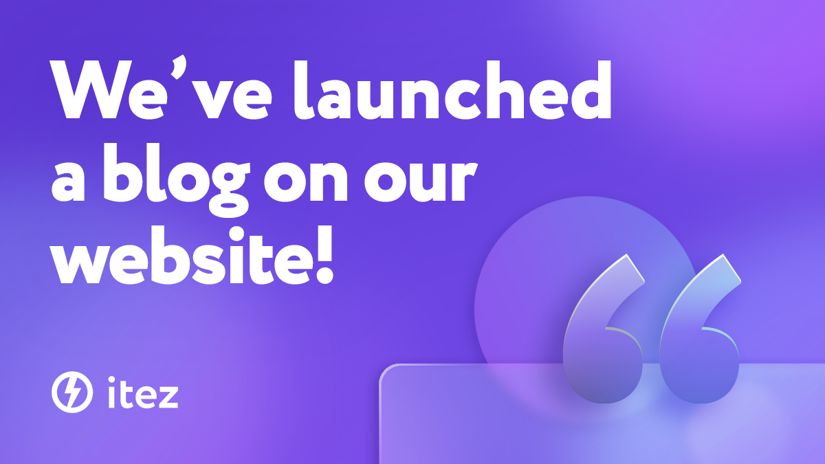 We have launched our own blog